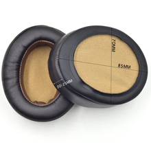 Almohadillas para las orejas de 85x70mm, funda de cojín para auriculares, color marrón y negro 2024 - compra barato