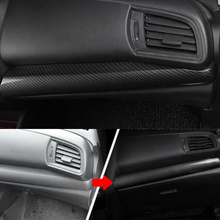 ABS углеродное волокно стиль для Honda FIT JAZZ Автомобиль Стайлинг Копилка панель сиденья накладка 2014 2015 2016 2017 2018 LHD аксессуары 2024 - купить недорого