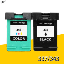 El cartucho de tinta remanufacturada de repuesto para HP 337 343 para HP Photosmart 2575 8050 C4180 D5160 Deskjet serie 6940 D4160 2024 - compra barato