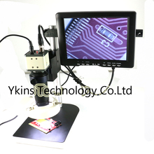 BNC CCD цифровой промышленный микроскоп камера + 130X c-крепление объектива + 8 "монитор экран 800 TVLVideo выход для промышленная лаборатория pcb 2024 - купить недорого