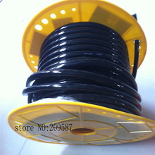 Mangueira pneumática para pneumática de 25 metros, tubo pu de cor preta de 2.5mm x 4mm 2024 - compre barato
