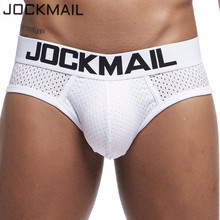 JOCKMAIL Men briefs New Brand Men underwear sexy tanga male briefs mesh breathable gay mens underpants men's brief shorts Hot 2024 - buy cheap