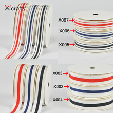 PPCrafts 9MM 16MM 25MM Stripe Petersham Ribbon For DIY Girls Hairbow Wedding Gift DecorationTape Free shipping 2024 - buy cheap