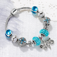 Beiver Fashion Adjustable European Beads Charm Bracelets For Women  Snake Chain Brand Bracelets Charm Bangles Jewelry 2024 - buy cheap