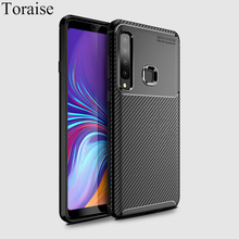 Toraise Thin Case For Samsung Galaxy A7 2018 a750 Luxury Slim Carbon Fiber Silicone Tpu Case for Samsung Galaxy A9 2018 Cover 2024 - buy cheap
