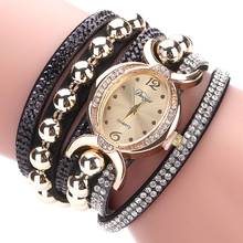 Женские кварцевые часы со стразами, модные повседневные наручные часы в подарок 2024 - купить недорого