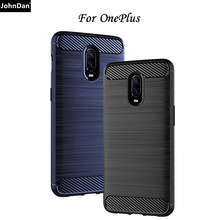 TPU Case For Oneplus 7 6t 6 5t 5 Carbon Fiber Ultra Thin Rubber Silicone Case For One plus 7 6t 6 5t 5 T Slim Cover Phone Cases 2024 - buy cheap