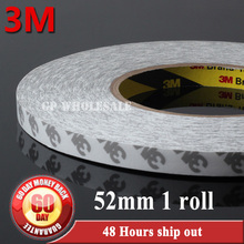 1x 52mm *50M 3M 9080 Double Sided Adhesive Tape for Industrial Using, LED strip, Auto Display Panel, PCB Bond 2024 - buy cheap