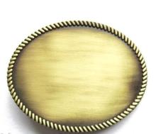 Fivela de cinto oval com grande desconto, preço baixo, fivela de bronze em branco, barato, fivela de cinto em branco 2024 - compre barato