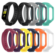 Correa de silicona para reloj Samsung Galaxy Fit e/SM-R375, correa de reloj de sarga de una pieza, nueva 2024 - compra barato