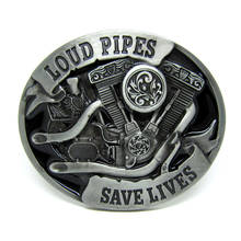 Loud Pipes Save Lives Engine Belt Buckle 2024 - buy cheap