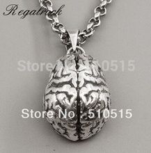 Модное анатомическое ожерелье Regalrock с кулоном в виде человеческого мозга 2024 - купить недорого