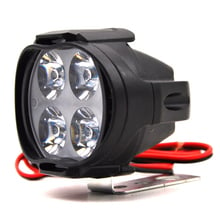 1pc mais novo 12w impermeável motocicleta e-bike led farol ponto luz de nevoeiro branco 2024 - compre barato