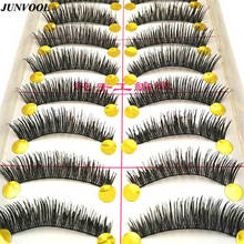 Thick False Eyelashes 10 Pairs/set Natural Long Fake Lash Black Cilia False Eye Lashes Extension Professional Makeup Tools 2024 - buy cheap