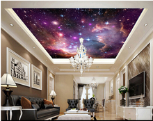 Personalizado universo wallpapers, colorido sonho estrela para a sala de estar quarto parede teto à prova dwaterproof água ktv barra vinil 2024 - compre barato