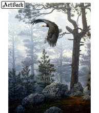 5D Diamond Painting Woods Eagle Kit Full Square Drill Resin 3d Diamond Embroidery Rhinestone Mosaic Decoration ARD266 2024 - buy cheap