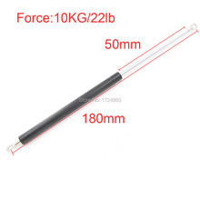 High Quality 50mm Stroke 10kg 22 lb Force Lift Strut Prop Damper Auto Gas Spring in Spings M8 Hole Diameter Sliver Tone 2024 - buy cheap