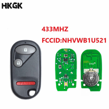 2+1Buttons Remote Key 433 mhz for Honda Civic 2001-2005 Pilot 2003 2004 2005 2006 2007  NHVWB1U521 2024 - buy cheap