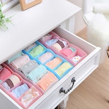 WBBOOMING 5 Cells Plastic Organizer Underwear Socks Drawer Storage Jewelry Cosmetic Divider  Bedroom Storage Drawer Container 2024 - buy cheap