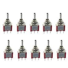 MTS-103 red On/Off/On Mini Miniature Toggle Switch Car Dash Dashboard SPDT 3Pin Pack of 10 2024 - buy cheap