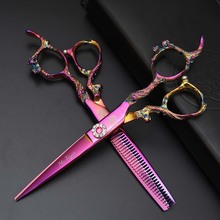 Original Japan 5.5 6.0 Salon Hair Cutting Scissor Hairdressing Professional Hair Scissors Thinning Shear Barber Scissors Haircut 2024 - buy cheap