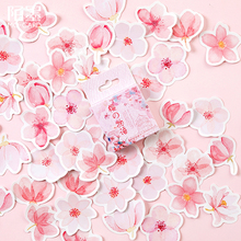 Mo.card 45 шт./упак. Sakura wish story, мини-бумажная наклейка для дневника, украшение для скрапбукинга, оптовая продажа 2024 - купить недорого