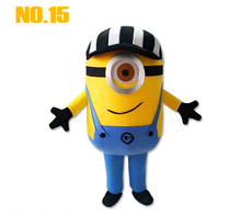 O novo 100% real imagens eram sexy feminino modelo de mascote minion mascot costume adult size frete grátis 2024 - compre barato