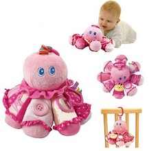 candice guo! super cute baby plush toy multi-purpose pink octopus baby dressing early learning safe mirror girl birthday gift 1p 2024 - buy cheap