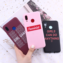 Силиконовый чехол для телефона Xiaomi Mi Redmi Note 5 6 7 8 9 lite Pro Plus Feminist Girl Gang Candy Capa Fundas Coque 2024 - купить недорого