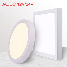 AC/DC 12V/24V 9W/15W/25W/30W Round/Square Led Panel Light Surface Mounted Led ceiling Downlight Indoor lighting 2024 - buy cheap