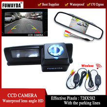 FUWAYDA 4.3" Car Rear View Mirror Parking Monitor+ Special Car Reverse Camera for Toyota HARRIER/ALTEZZA/PICNIC/ECHO VERSO/CAMRY 2024 - buy cheap