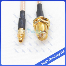 High quality RF parts MMCX male to RP-SMA female connector with 20cm 8in RG316 RG-316 RF Coaxial Pigtail Jumper Low Loss cable 2024 - buy cheap