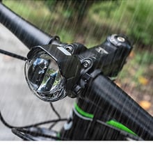 Farol de bicicleta de liga de alumínio, faróis para ciclismo com carregamento usb, acessórios de ciclismo para estrada e mtb lâmpada dianteira 2024 - compre barato