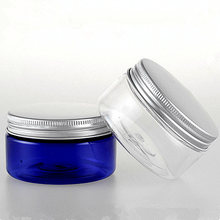 Frasco de creme para animais de estimação 20 tamanhos 100g transparente/azul embalagem de maquiagem de tampa de alumínio r67 (com tampa interna de pvc) 2024 - compre barato