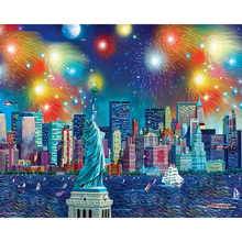 Нью-Йорк пейзаж Алмазная вышивка diy Алмазная картина мозаика Алмазная картина 3d Вышивка крестом картины H483 2024 - купить недорого