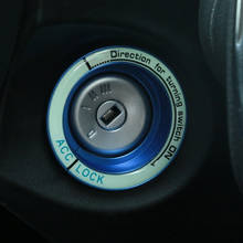 Автомобильная накладка на ключ зажигания, круглая накладка на отверстие для ключа стикер для Ford Focus 2 3 4 MK2 MK3 MK4 Kuga ession Everest Mondeo 2024 - купить недорого