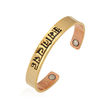 Pulsera de energía magnética de Color dorado para hombre, joyería para terapia de imanes para terapia de energía de turmalina, brazalete de higiene, joyería para mujer H5215 2024 - compra barato