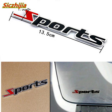 3D chrome metal esporte etiqueta etiqueta do carro para Hyundai ix35 iX45 iX25 i20 i30 Sonata, Verna, Solaris, elantra, Accent 2024 - compre barato