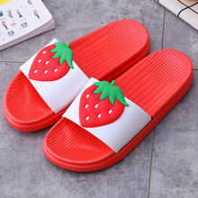 Moda Verão Mulheres Chinelos Sandálias de Slides Slides Frutas Melancia Slides Deslizamento Em Sandálias Mulheres Sapatos Flip Flops Dropshipping 2024 - compre barato