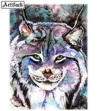 New 5d diy diamond painting cat painted full square drill big cat 3d diamond embroidery artwork diamond mosaic kit 2024 - buy cheap