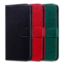 Estojo de couro em Para Funda Xiao mi 8 Lite Case Capa Para Xiao mi mi Coque 8/Xiao mi mi 8 lite Caso Capa Wallet Caso Livro de Capa 2024 - compre barato