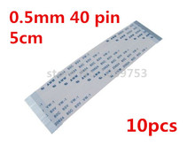 10pcs 5cm 0.5mm 40P AWM 20624 50mm Length 0.5mm Pitch 40Pin Isotropy Flexible Flat Cable FFC / FPC 2024 - buy cheap