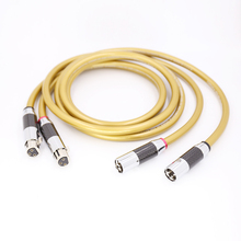 Cable de cobre HIFI XLR de alta gama 5C, Cable de interconexión puro OCC HIFI Dual XLR macho a hembra 2024 - compra barato