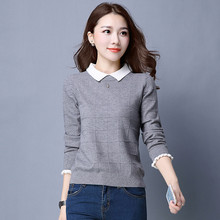 2018 Spring Autumn Winter Sweater Women Pullovers Short Sweaters Women Long Sleeve Sweater Female Pullover Knitwear S-3XL S47 2024 - buy cheap