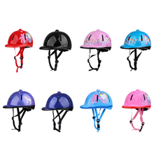 Детский школьный шлем, Регулируемый шлем для верховой езды для детей ясельного возраста, защитный шлем для головы наездников SEI 2024 - купить недорого
