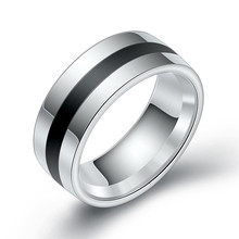 Yobest новое кольцо в стиле панк, вечерние кольца из нержавеющей стали, эмаль, нержавеющая сталь, обручальное кольцо для мужчин и женщин 2024 - купить недорого