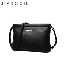 Женская сумка-мессенджер JIANXIU, маленькая сумка через плечо из натуральной кожи с текстурой личи, 2019 2024 - купить недорого