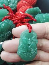 Hand-carved natural Dongling jade mouse pendant Size: 3.5 cm long and 2.2 cm wid 2024 - buy cheap