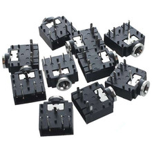 10 Pcs 5 Pin PCB Mount Female 3.5mm Stereo Jack Socket Connector 2024 - buy cheap