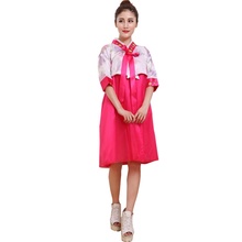 Женский Национальный Костюм, женский костюм для косплея, корейское свадебное платье Hanbok TA425 2024 - купить недорого